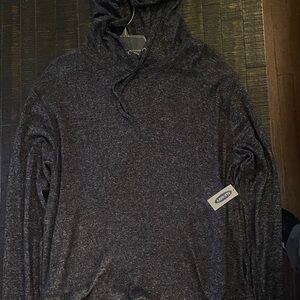Old navy Dark Gray Hooded Sweater for Men large